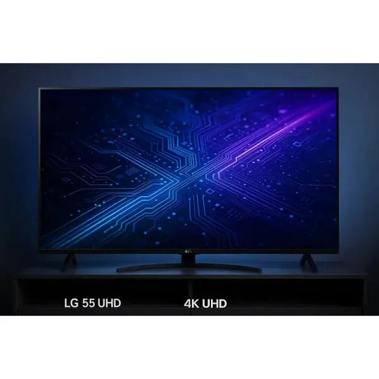 Televisore LG 55 LED con risoluzione 4K UHD e design elegante per immagini vivide