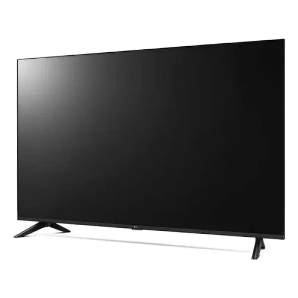 Televisione LG TV a schermo piatto con design elegante e supporto robusto