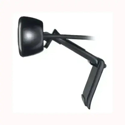 Webcam Logitech nera con base regolabile ideale per videoconferenze e streaming