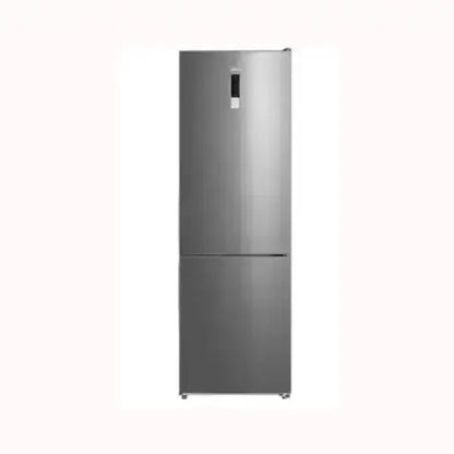 Frigorifero MIDEA a due porte con design moderno in acciaio inox e display digitale frontale