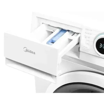 MIDEA Lavatrice con cassetto per detersivo e display digitale per una facile programmazione