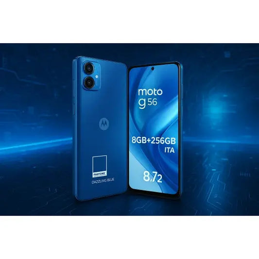 Smartphone Motorola Moto G56 in Blu Dazzling con 8GB RAM e 256GB di memoria interna