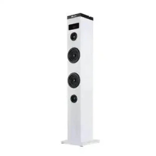 NGS Speaker a Torre Sky Charm Bluetooth USB RadioFM AUX 50W Bianca Audio
