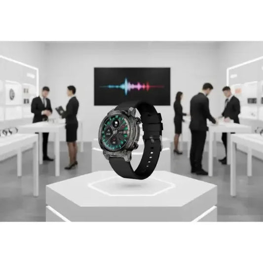 Orologio Smartwatch Nilox con display digitale e cinturino in silicone nero, ideale per il monitoraggio fitness