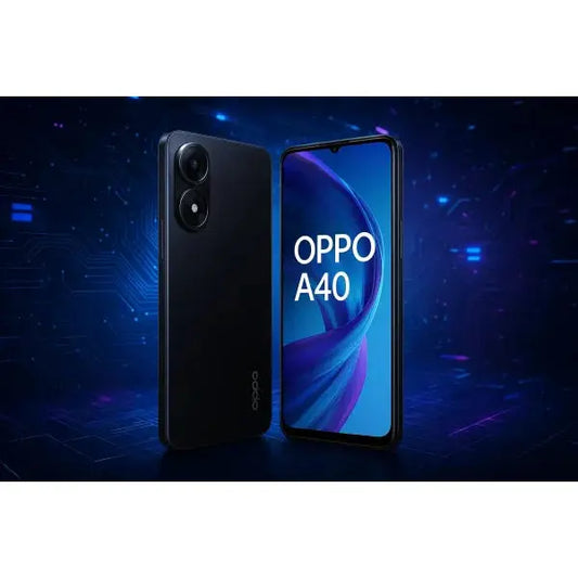 Smartphone OPPO A40 con schermo ampio e design elegante in colore nero