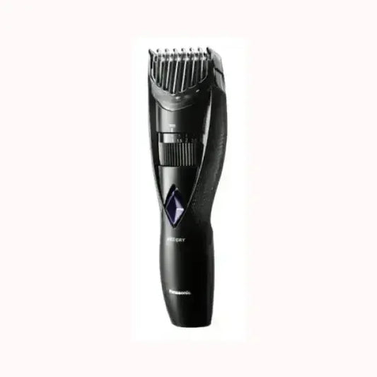 Regolabarba Panasonic nero con pettine regolabile e design ergonomico per rifiniture precise