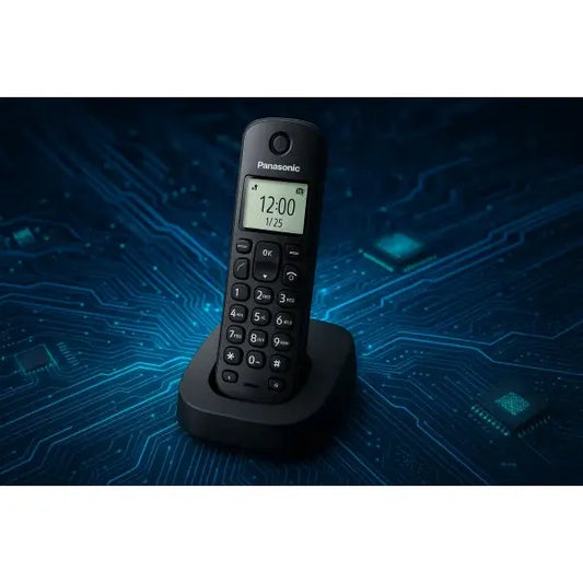 Telefono Cordless Panasonic con tastiera ergonomica e display ben leggibile