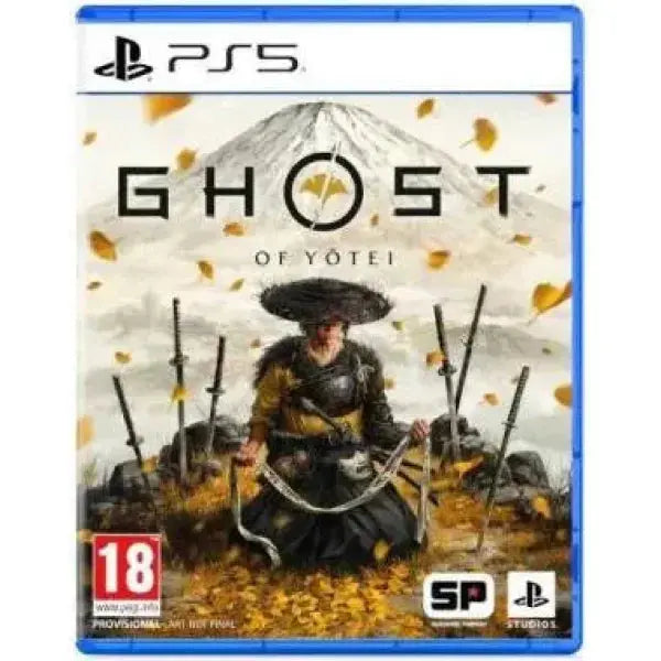 Gioco Ghost of Yotéi per PS5 con grafica suggestiva e personaggio principale in evidenza
