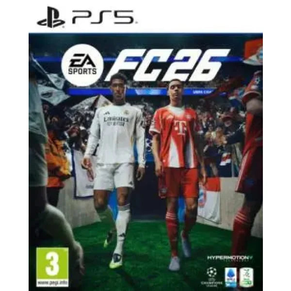 Gioco EA Sports FC 26 per PS5 con grafica realistica e attori famosi nel calcio