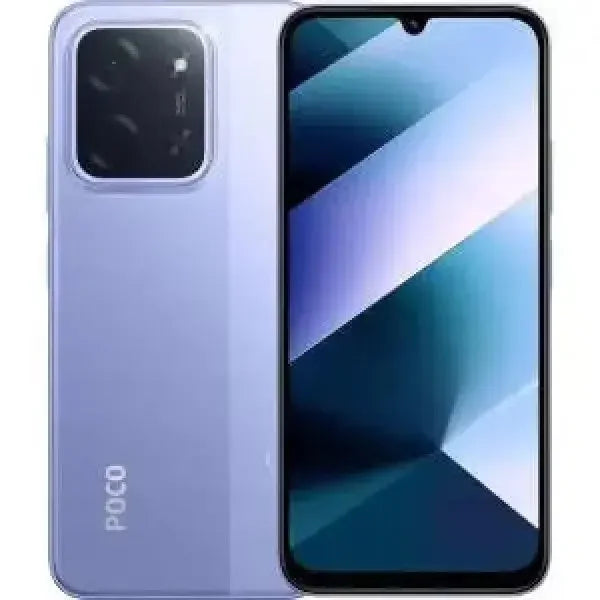 Smartphone POCO C85 con display AMOLED e design elegante in colore blu