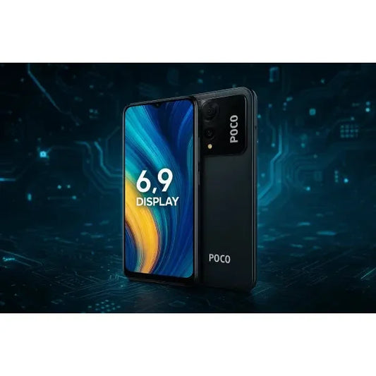 Smartphone POCO C85 con display da 6.9 pollici e design elegante e moderno