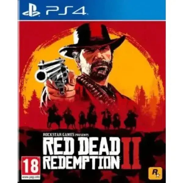 Gioco PS4 Red Dead Redemption 2 con protagonista maschio armato in paesaggio western
