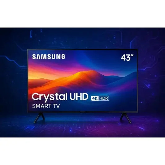 Televisore Samsung 43 LED Crystal UHD con funzionalità Smart TV e risoluzione 4K HDR