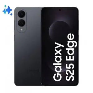 Smartphone Samsung Galaxy S25 Edge con design elegante e fotocamera duale per foto di alta qualità