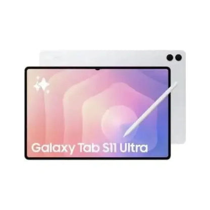Samsung Galaxy Tab S11 Ultra con stilo in bianco e display luminoso per un'esperienza fluida