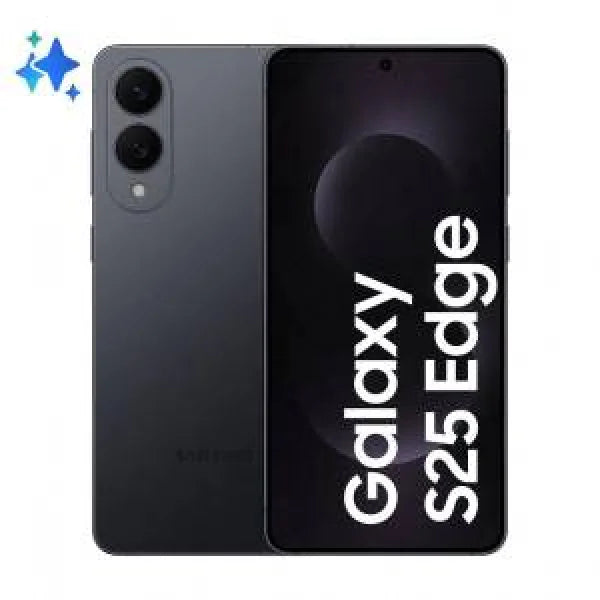 Samsung S25 Edge 12+512GB 6.7" 5G Titanium Jetblack DS EU Smartphone