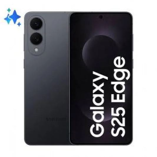 Samsung S25 Edge 12+512GB 6.7" 5G Titanium Jetblack DS EU Smartphone