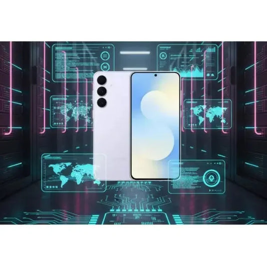Smartphone Samsung SM-S731 in bianco con display touchscreen e design moderno