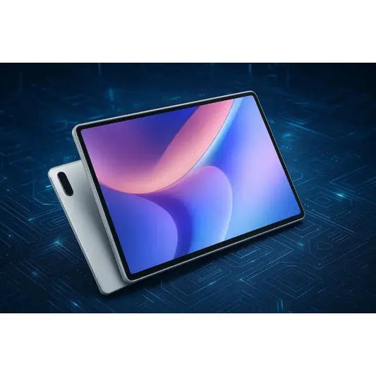 Samsung SM-X620 Galaxy Tab S10 FE+ 8+128GB 13.1 WiFi Silver EU con sfondo tecnologico