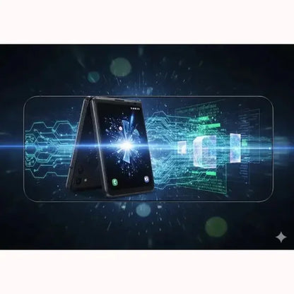 Smartphone Samsung con design pieghevole e tecnologia avanzata per prestazioni elevate