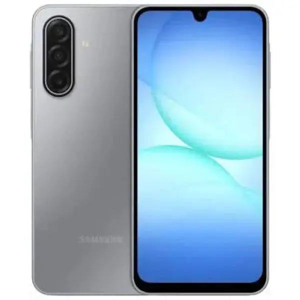 Smartphone Samsung in colore grigio con schermo full HD e design elegante