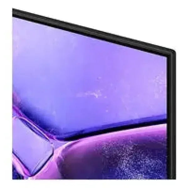 Design elegante del Samsung TV con bordi sottili e schermo di alta qualità