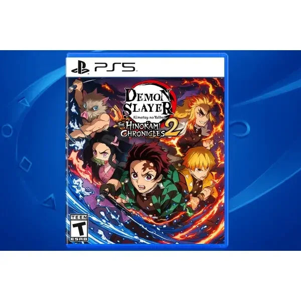 Gioco Demon Slayer per PS5 con personaggi protagonisti in azione e grafica dinamica