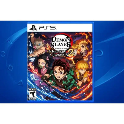 Gioco Demon Slayer per PS5 con personaggi protagonisti in azione e grafica dinamica