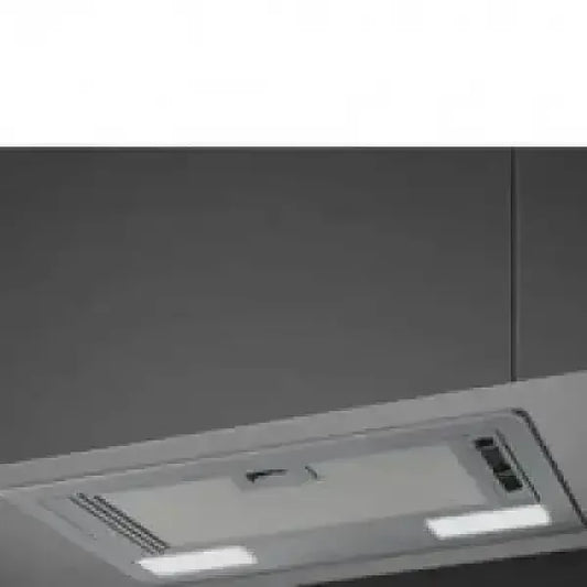 Cappa da cucina SMEG a incasso con illuminazione LED e design moderno in acciaio inox