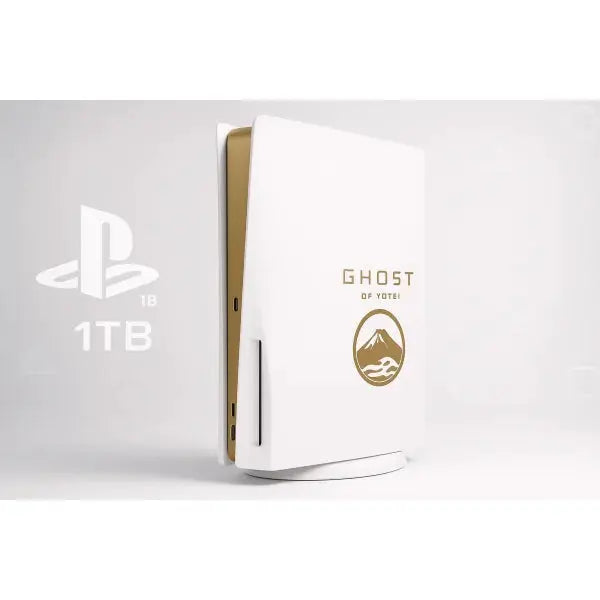 Console PS5 Console Bianco da 1TB con design Ghost of Tsushima per esperienze di gioco immersive