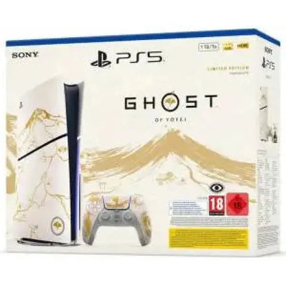 Console PS5 Console edizione limitata Ghost of Tsushima con controller e grafica esclusiva