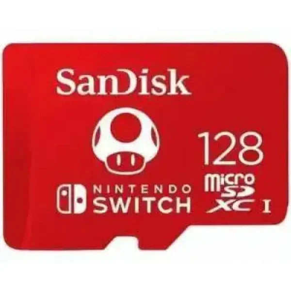 Switch Micro SDXC SanDisk 128GB SDSQXAO-128G-GNCZN for Nintendo Switch Accessori giochi