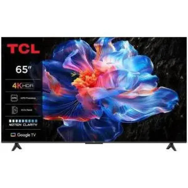 Televisore TCL 65 Smart TV con risoluzione 4K HDR e tecnologia Google TV per un'esperienza visiva straordinaria