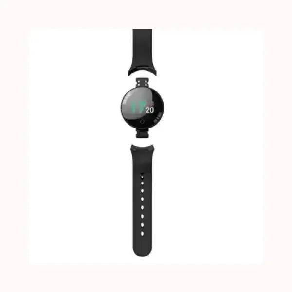 Smartwatch TECHMADE nero con cinturino regolabile e display circolare digitale