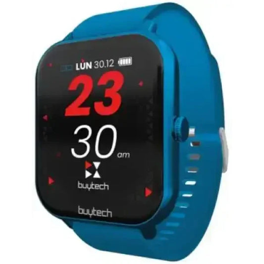 Techmade Smartwatch BuyTech Alfa Quadrato Allum. 1.83" Blu Smartwatch