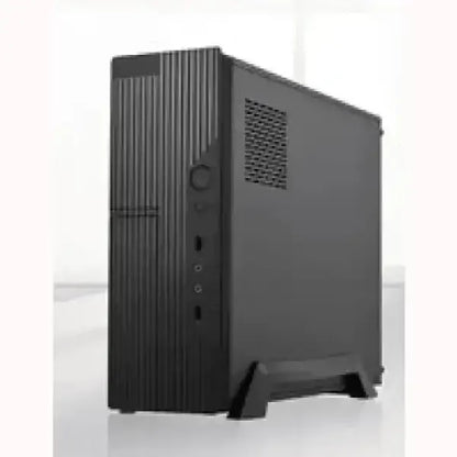Case PC nero compatto con design verticale e ventola laterale TECNO