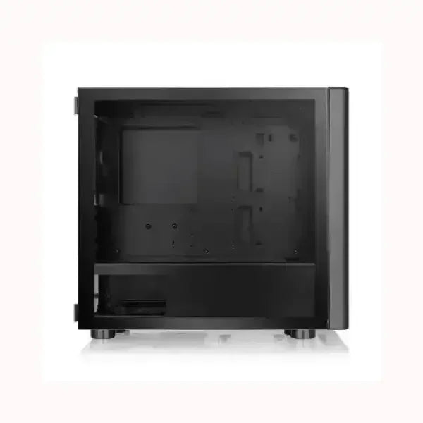 Case PC nero con pannello laterale trasparente di design moderno THERMALTAKE