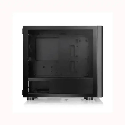 Case PC nero con pannello laterale trasparente di design moderno THERMALTAKE