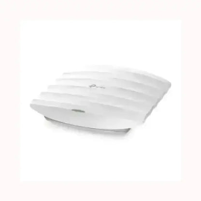 Access point TPLINK bianco da parete con design a onde e adatto per uso aziendale e copertura WiFi