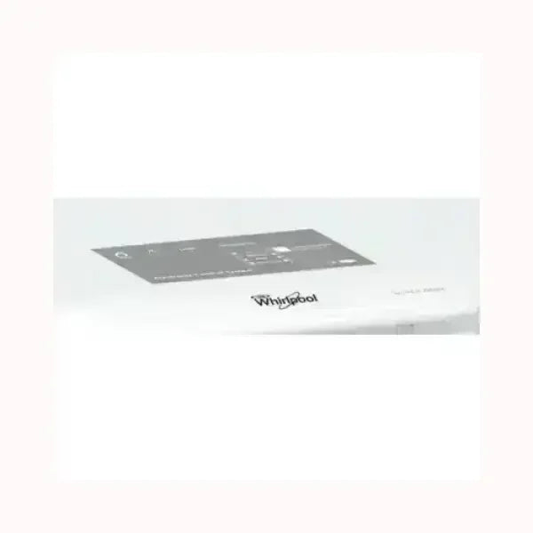 Dettaglio del pannello di controllo di un whirlpool congelatore bianco con display digitale