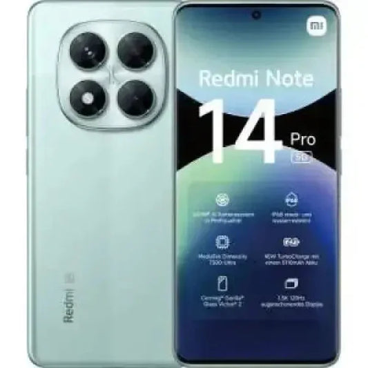 Xiaomi Redmi Note 14 Pro 8+256GB 6.67" 5G Coral Green EU Smartphone
