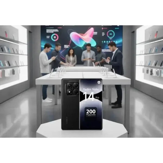 Smartphone Xiaomi Redmi Note 14 Pro con fotocamera da 200 MP e design elegante