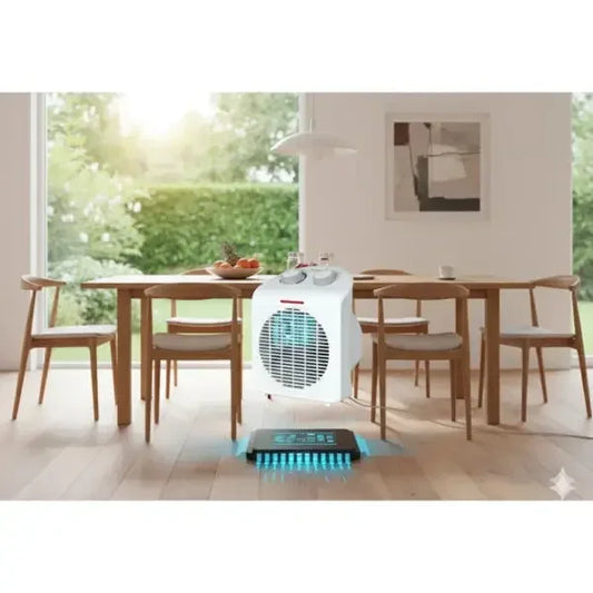 Stufa Zephir con design moderno, ideale per riscaldare ambienti domestici con efficienza.