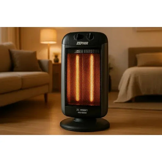 Stufa elettrica Zephir ZC RS841 con design compatto e riscaldamento rapido per ambienti domestici